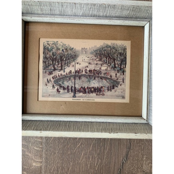 Paris France Scene Prints by Buzelli 1950's - Picture 2 of 7